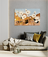 "Ethereal Flower™ – Floral Art in White and Gold"