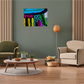 "Chromatic Rhythm" – Abstract Painting in Vibrant Tones