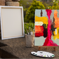 "Ethereal Tension" – Abstract Painting in Fiery and Neutral Tones